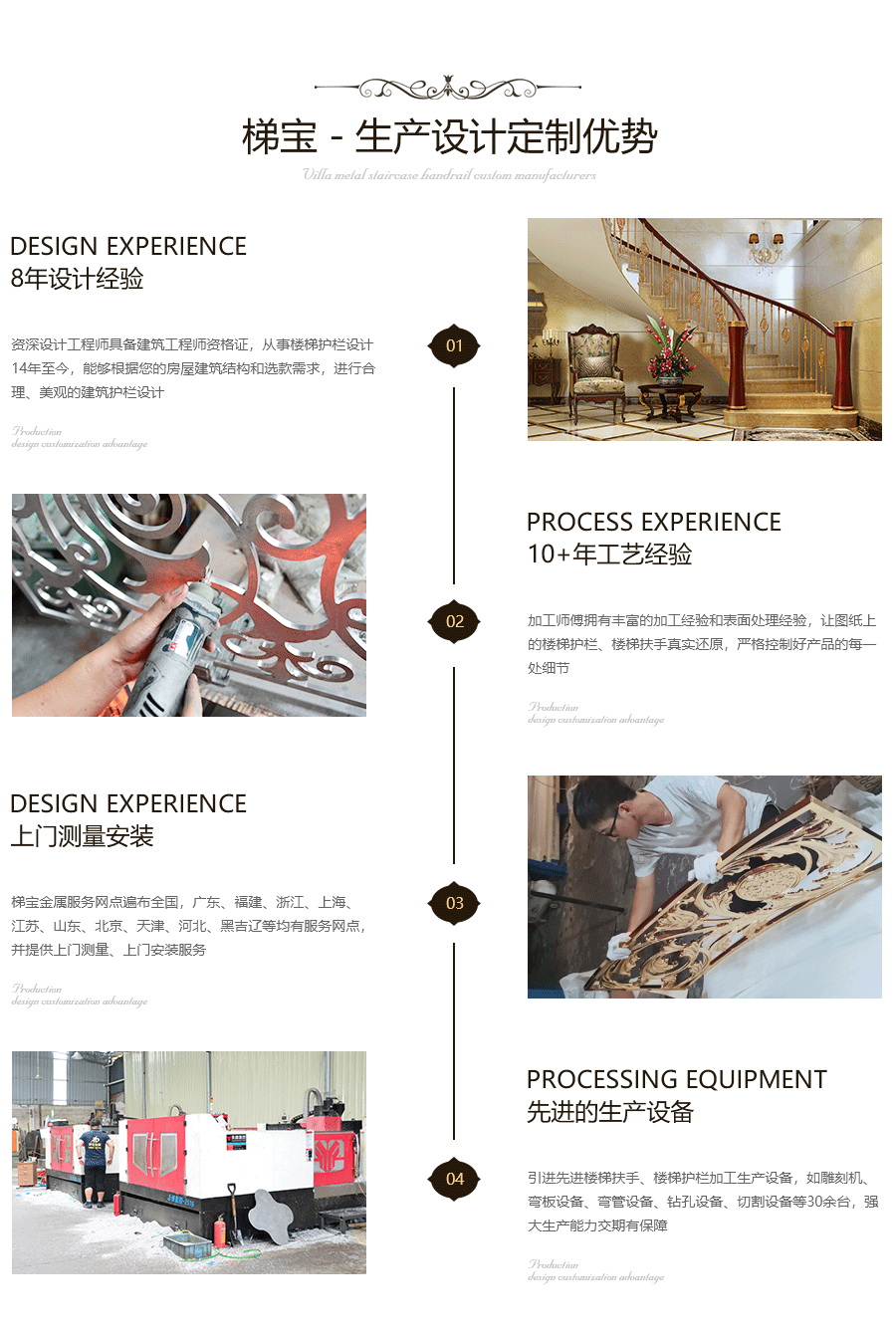 銅鋁夾木樓梯扶手廠家