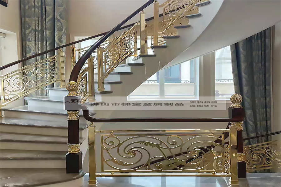 別墅銅藝樓梯