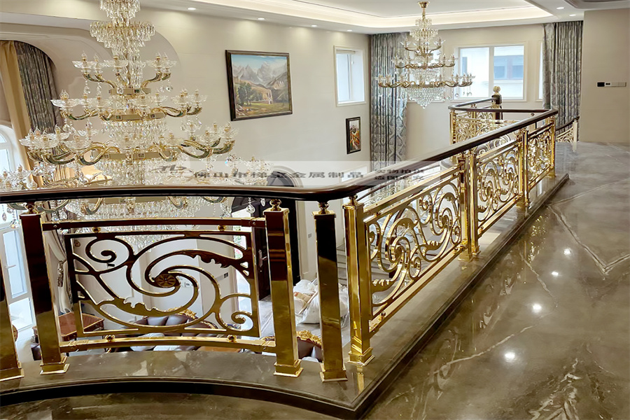 別墅銅藝樓梯
