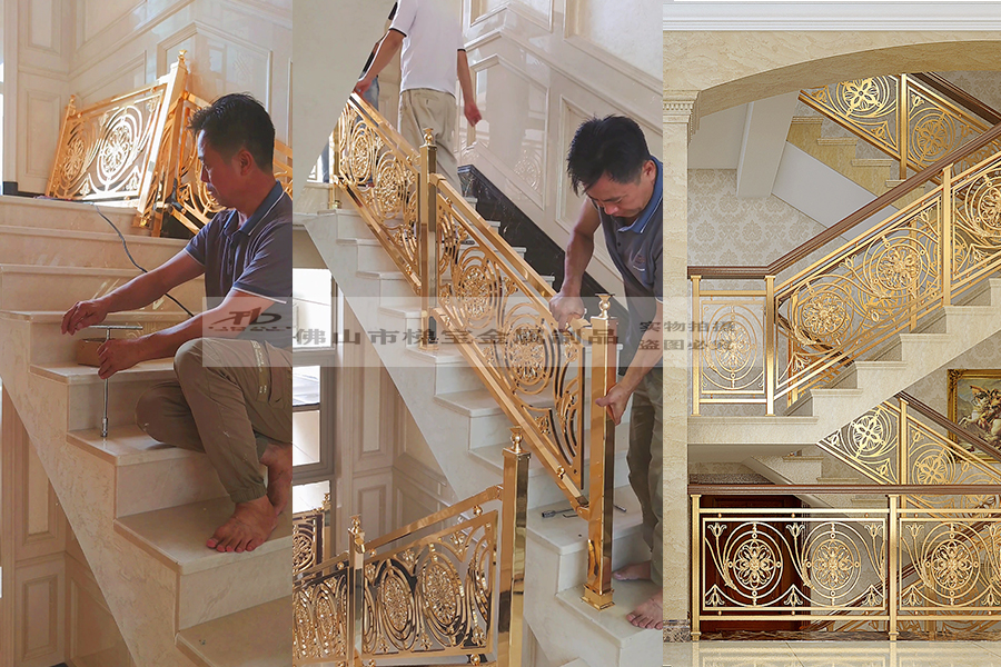 別墅銅樓梯