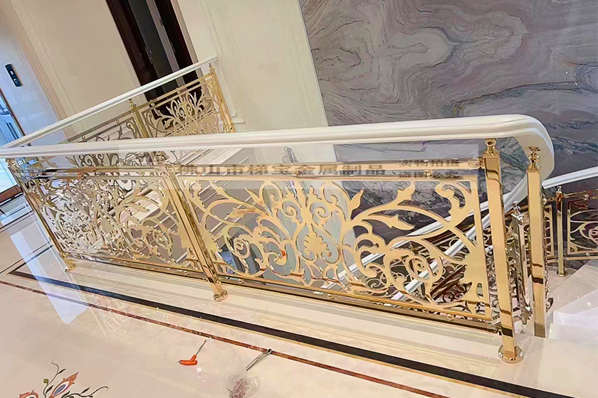 別墅銅樓梯扶手