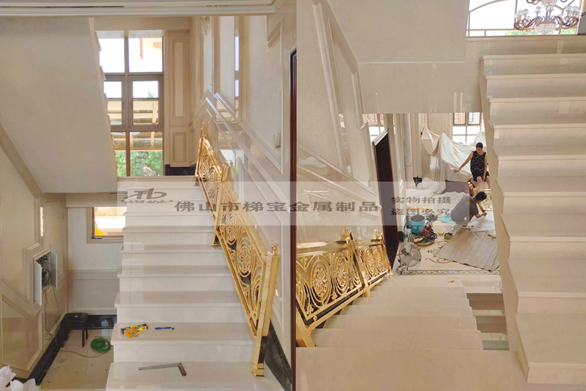 別墅銅樓梯扶手